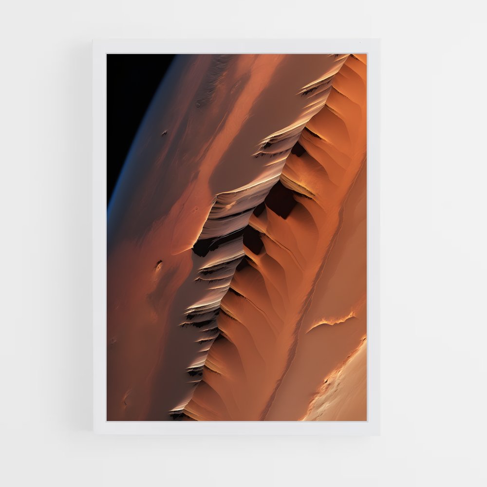 Poster Valles Marineris majestueux – affiche Système solaire (vue 3)